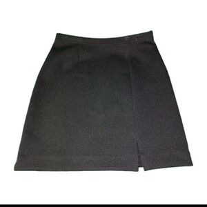 MB Designs By MBJC Black Stretch Pull On Skirt  Goth Punk Size Meduim Festival